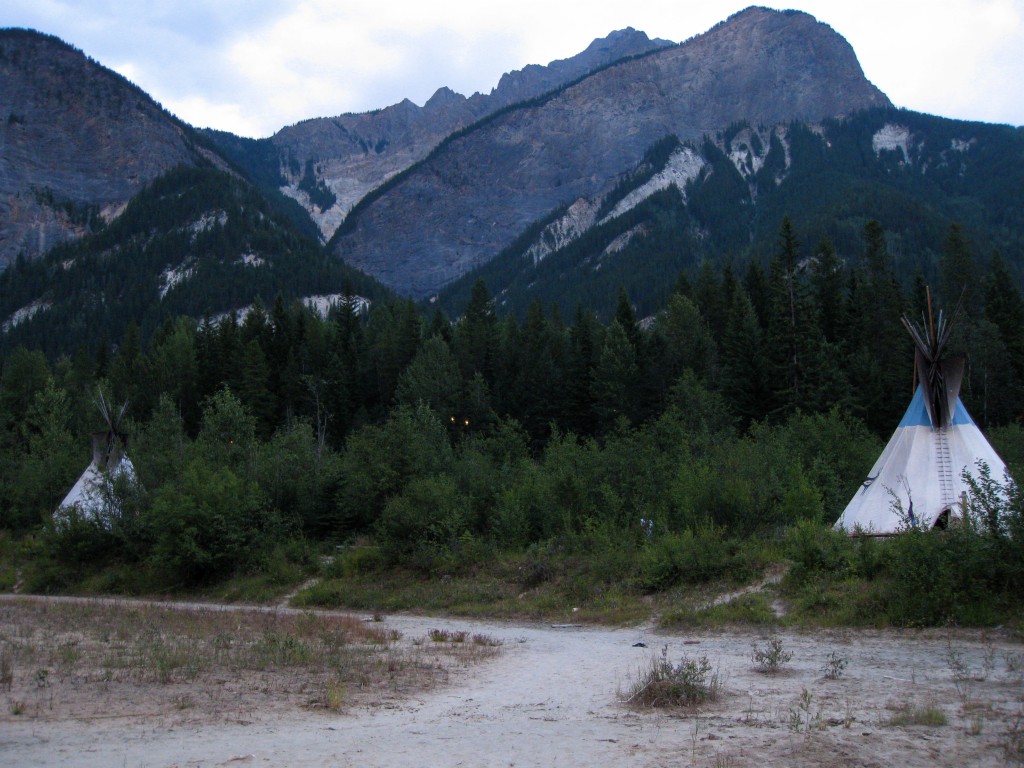 Two beautiful (26 ft. diameter) teepees for those wanting to rough it at Quantum Leaps.