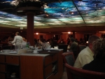 the ceiling inside the 'Four Seasons' restaurant.