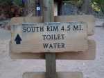 Luckily, the toilet and the water are not 4.5 miles away.