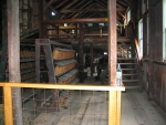 Inside the rope-making building at the seaport
