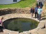 Snorri built this hot outdoor bath (Snorralaug) after moving to Reykholt in 1206.