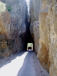 There were at least 5 tunnels like this in Custer State Park (Black Hills).