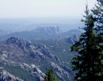Rock formations as seen from Harney Peak.